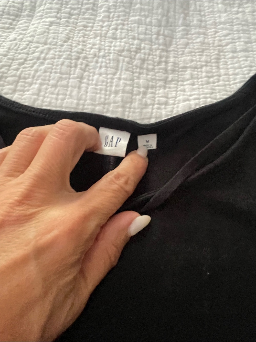 GAP Black A line mini dress